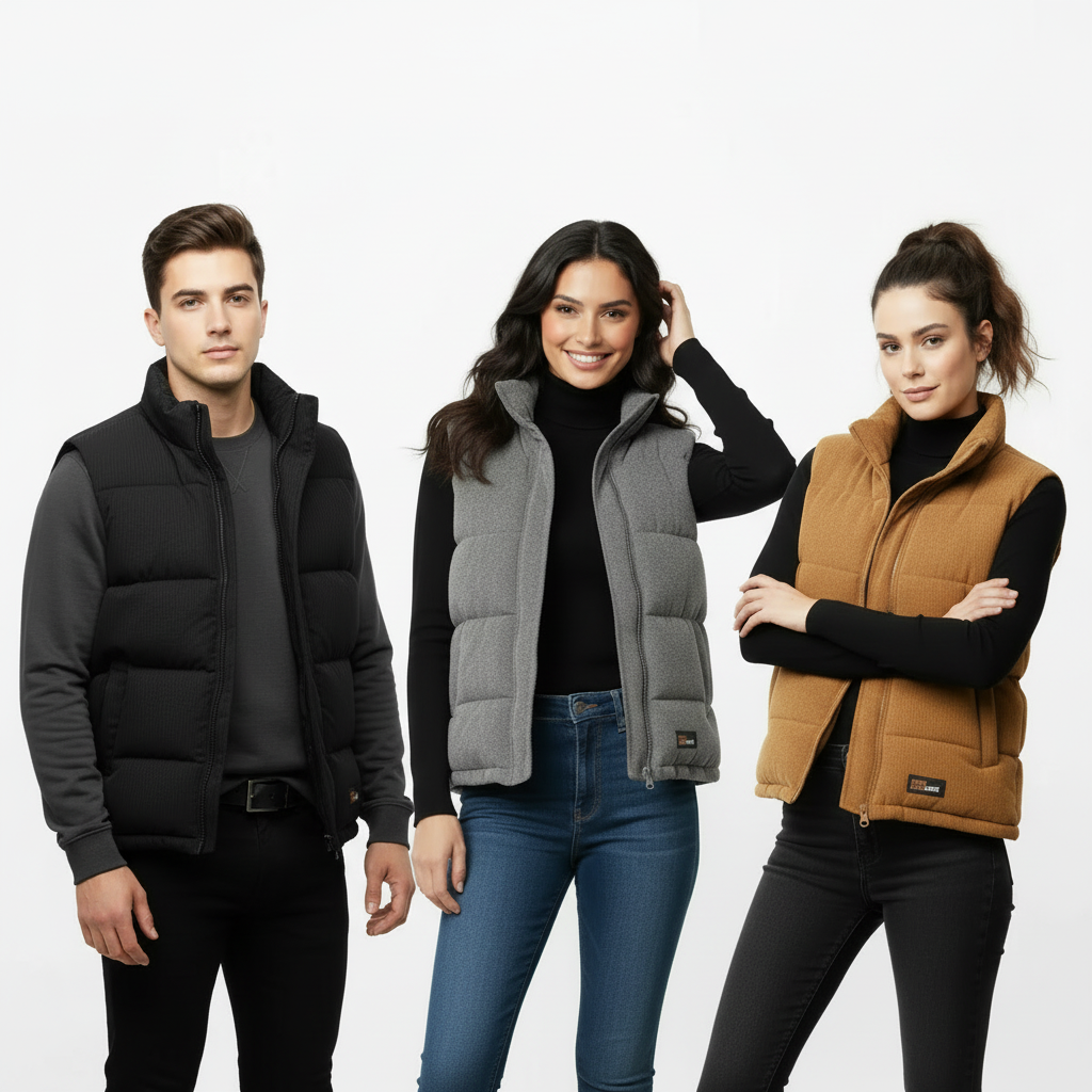 Pánská vesta v retro volnočasovém stylu pro podzim a zimu