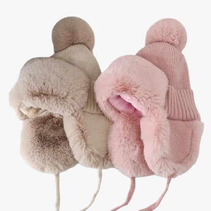 Zahuštěná, proti chladu odolná plyšová čepice (Thickened Cold-Proof Plush Hat)