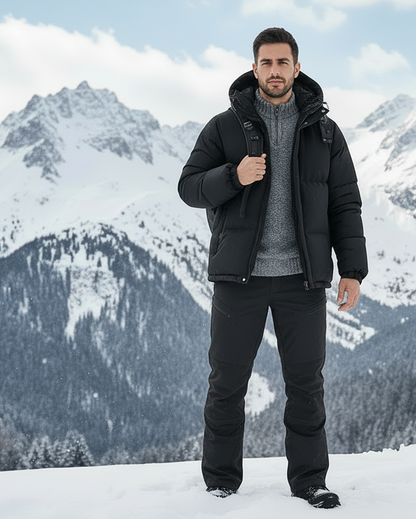 Pánská vatovaná mikina s kapucí (Men's Padded Hoodie Jacket)