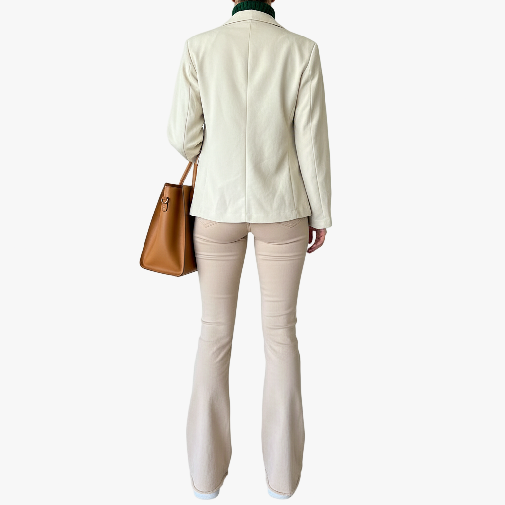 Džíny s vysokým pasem a zvonovými rozšířenými nohavicemi (High Waisted Bell Bottom Flare Jeans)