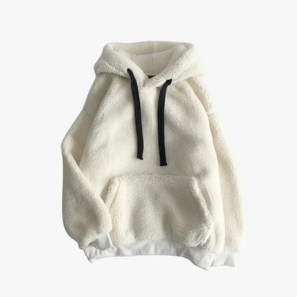 Mikina vlněná s kapucí