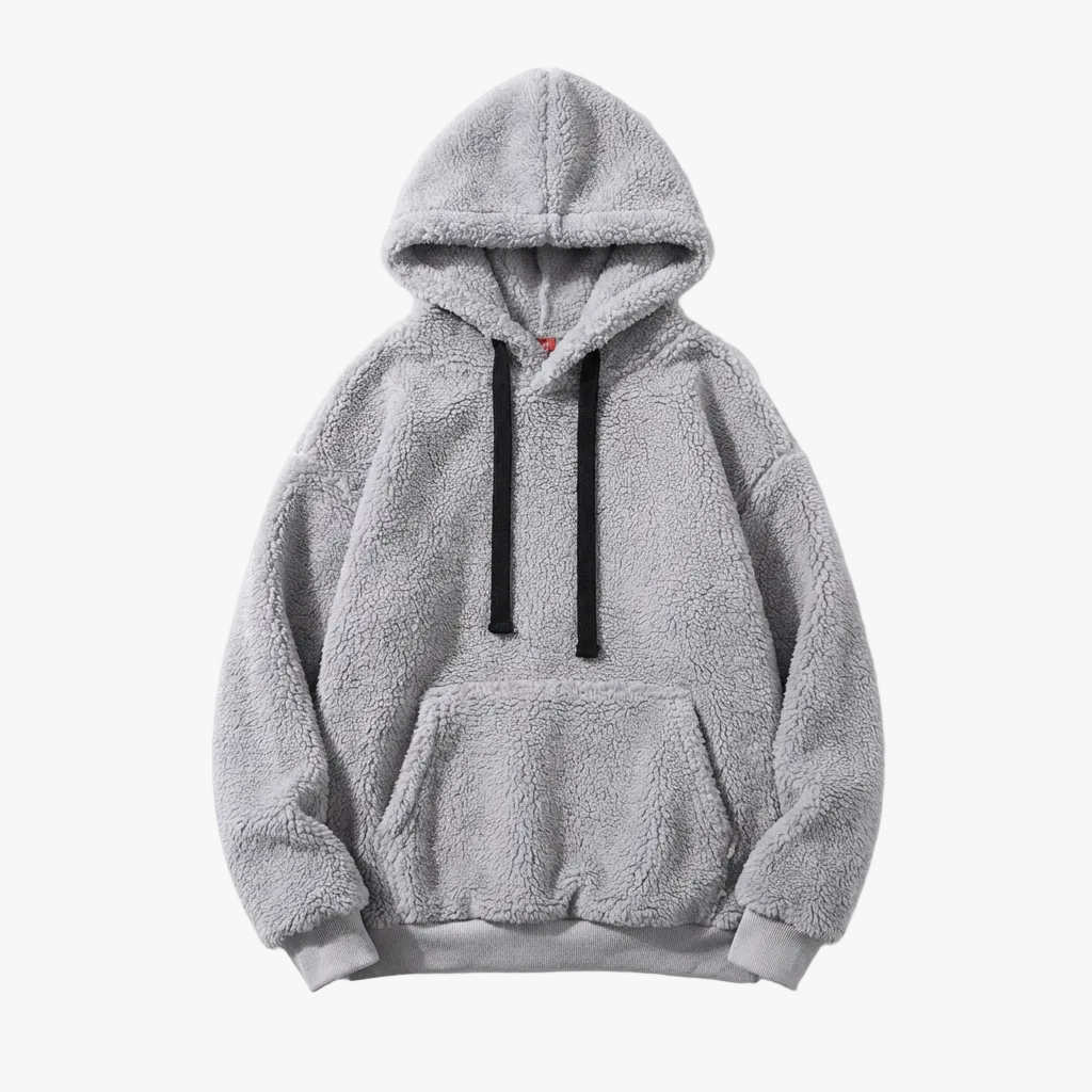 Mikina vlněná s kapucí