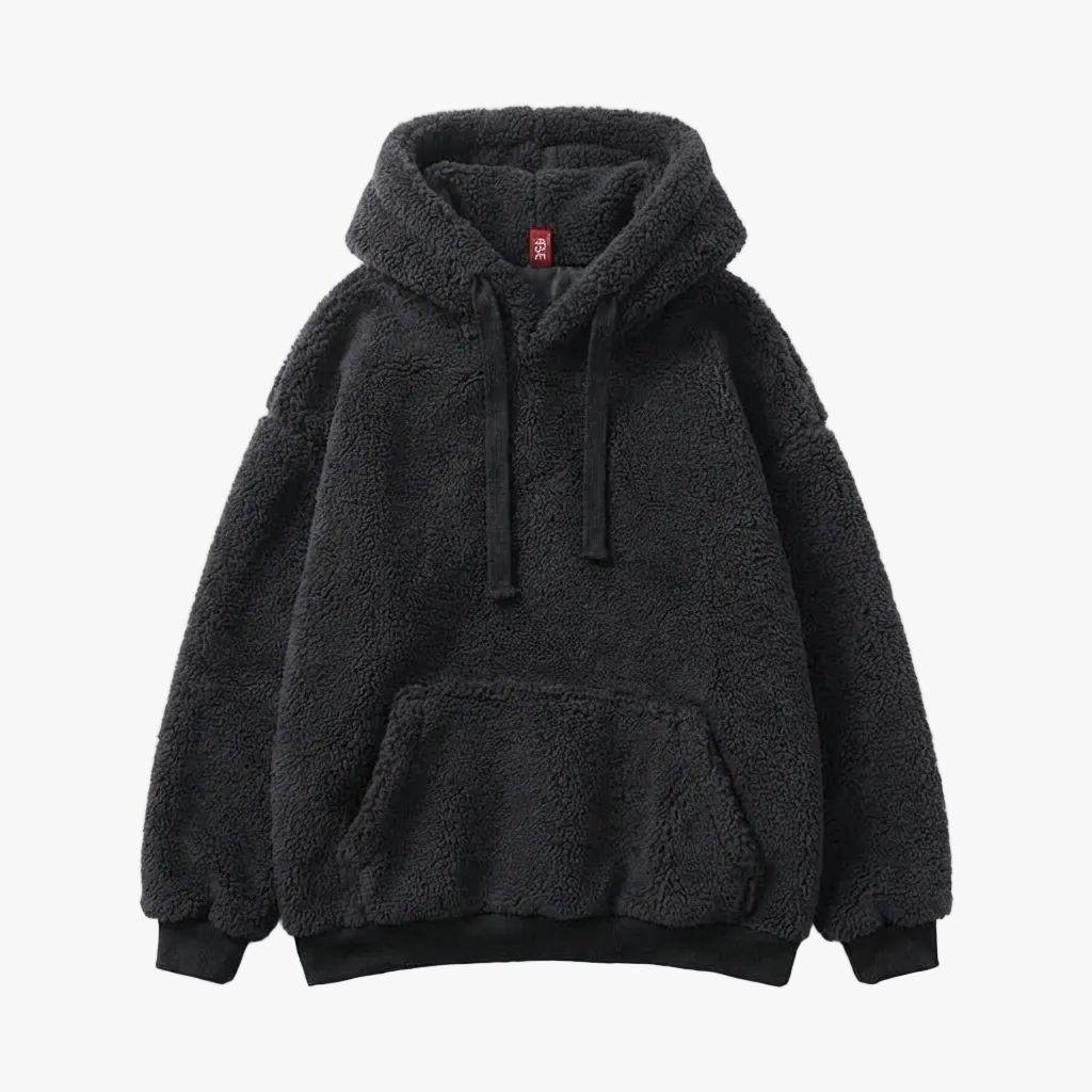 Mikina vlněná s kapucí