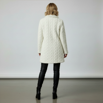 Dámský kabát s dlouhým rukávem