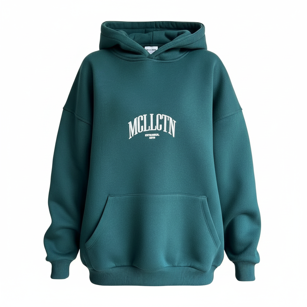 Dámský svetr s dlouhými rukávy a kapucí