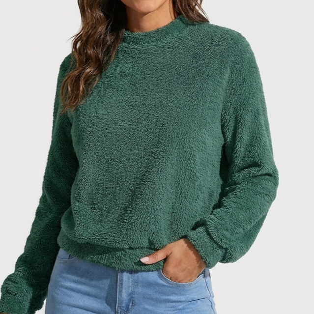 Oboustranná sametová fleecová mikina