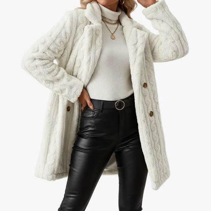 Dámský kabát s dlouhým rukávem