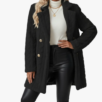 Dámský kabát s dlouhým rukávem