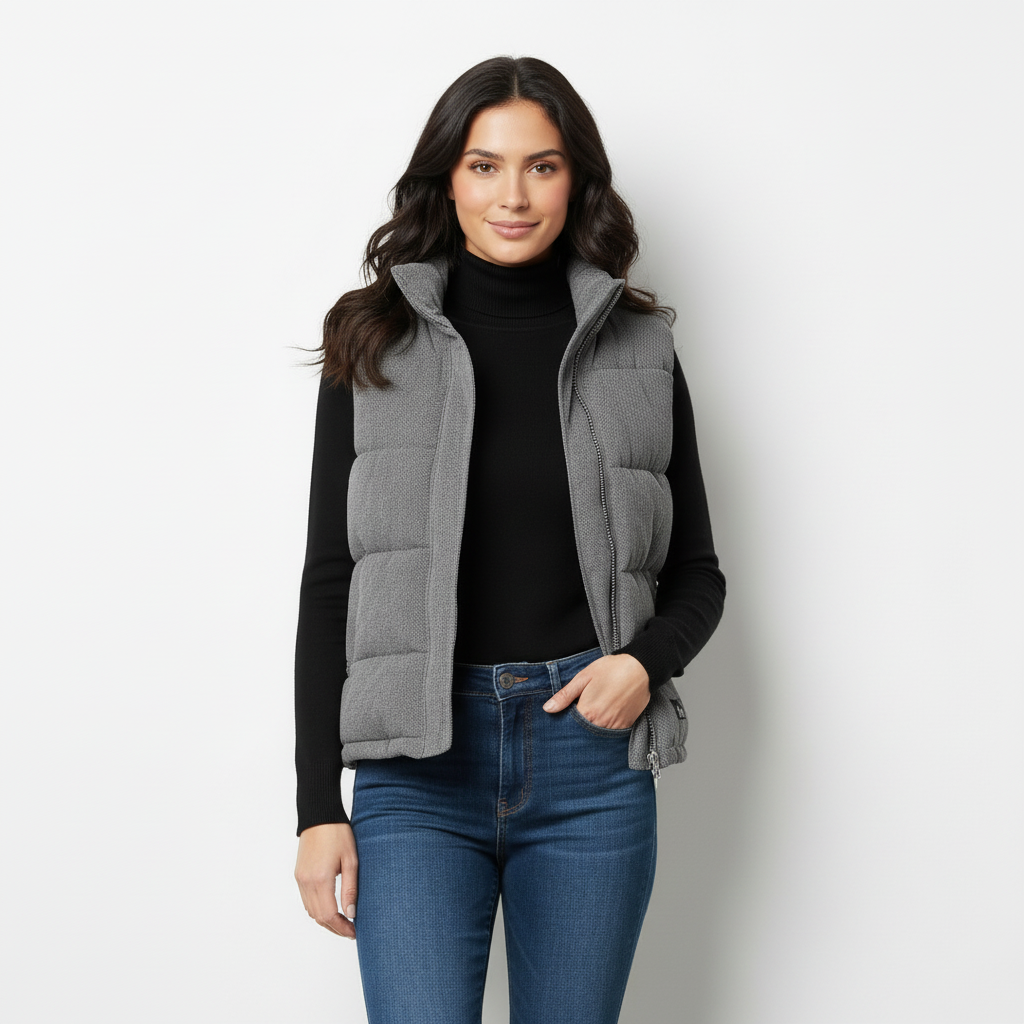 Pánská vesta v retro volnočasovém stylu pro podzim a zimu