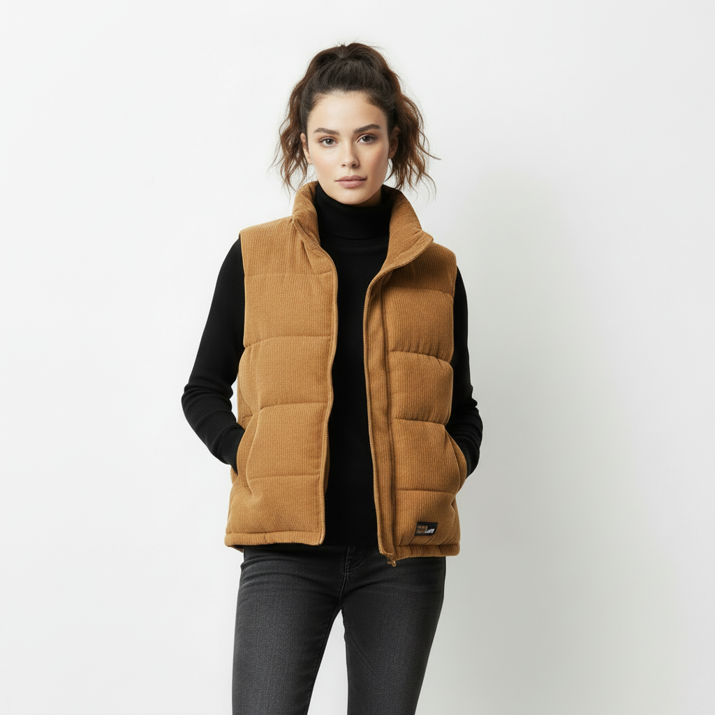 Pánská vesta v retro volnočasovém stylu pro podzim a zimu