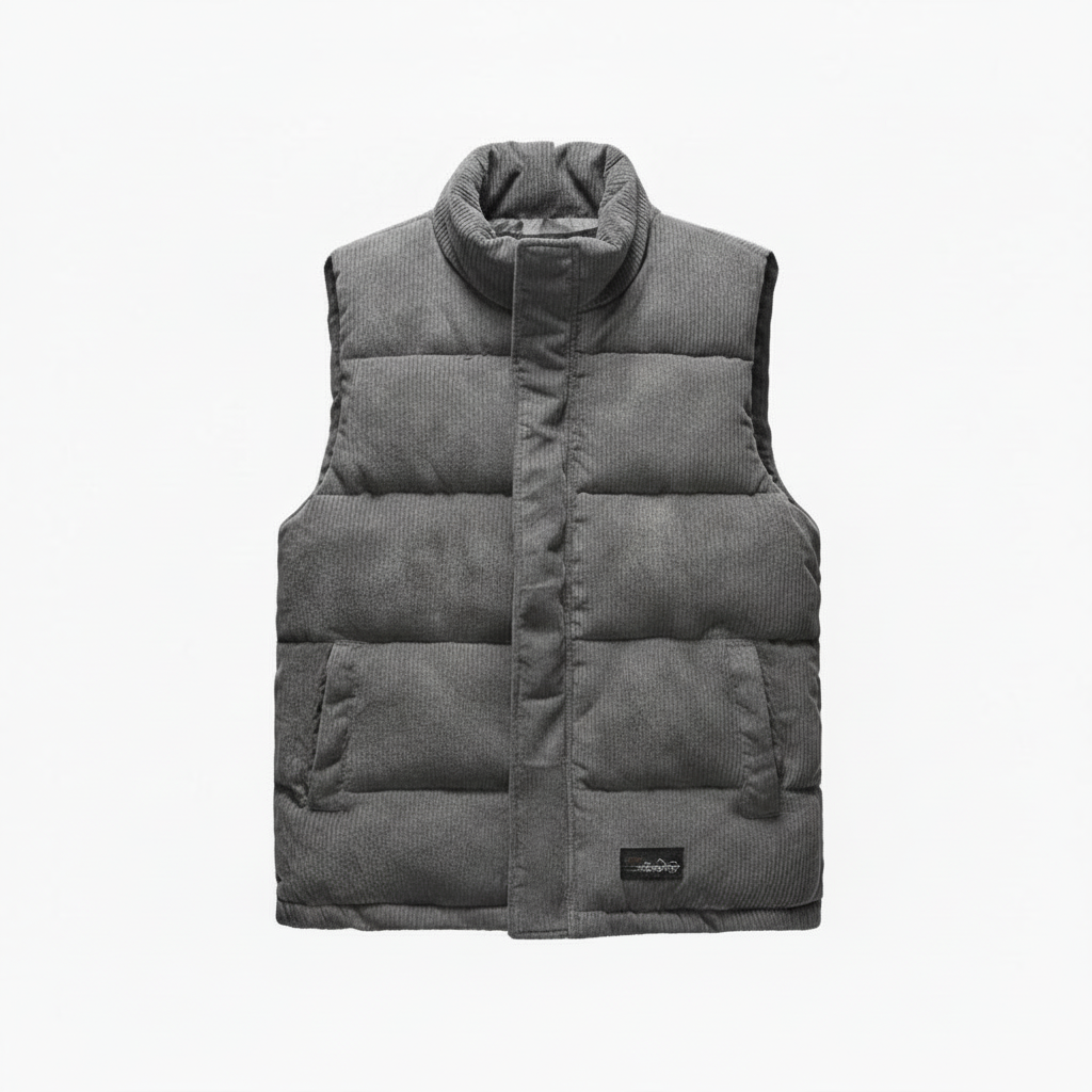 Pánská vesta v retro volnočasovém stylu pro podzim a zimu