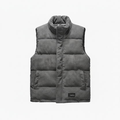 Pánská vesta v retro volnočasovém stylu pro podzim a zimu