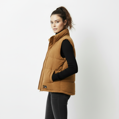 Pánská vesta v retro volnočasovém stylu pro podzim a zimu