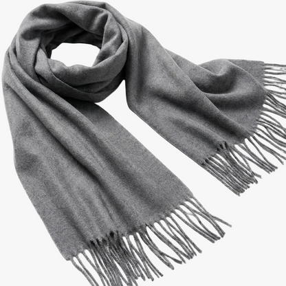 Pánská jednobarevná zimní šála