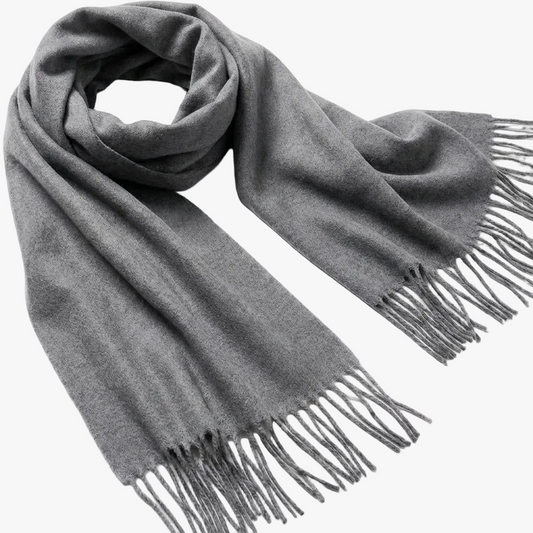 Pánská jednobarevná zimní šála