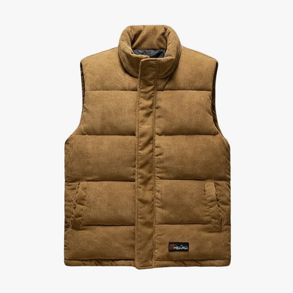 Pánská vesta v retro volnočasovém stylu pro podzim a zimu